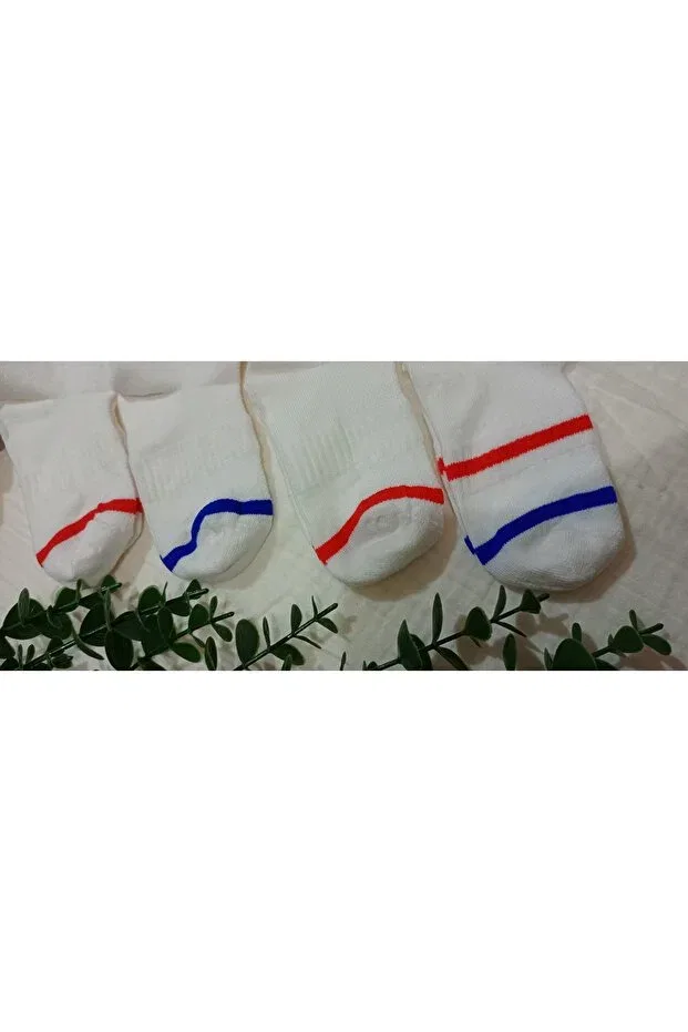 Детские носки для девочек с рисунком 4-Pack elfida pattern Bebek Meselesi, White — фото 3