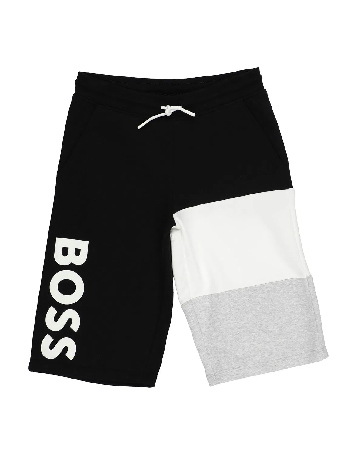 Детские шорты для мальчиков с логотипом Boss, черный