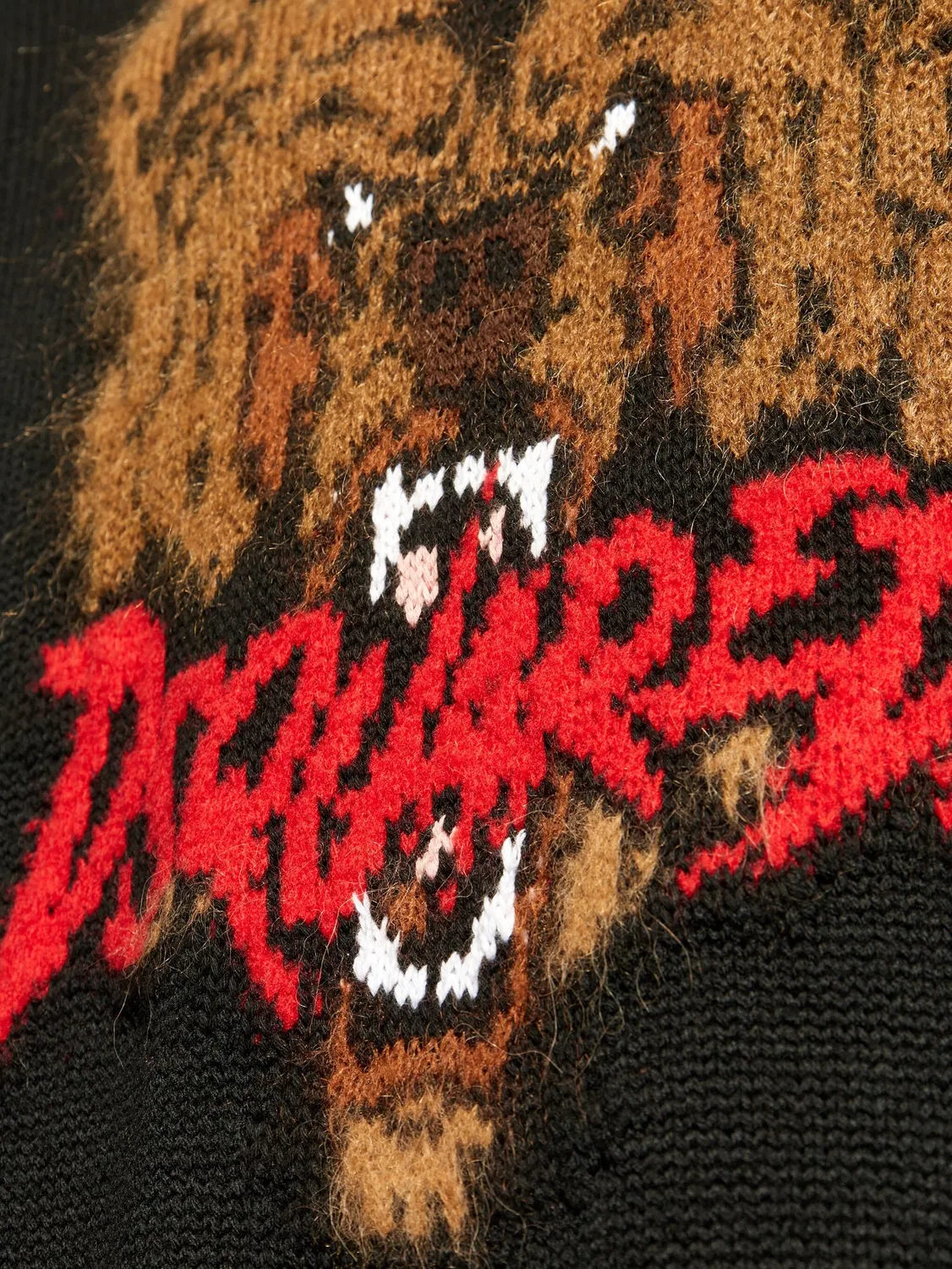 Джемпер из шерсти с интарсией DSQUARED2, черный — фото 4