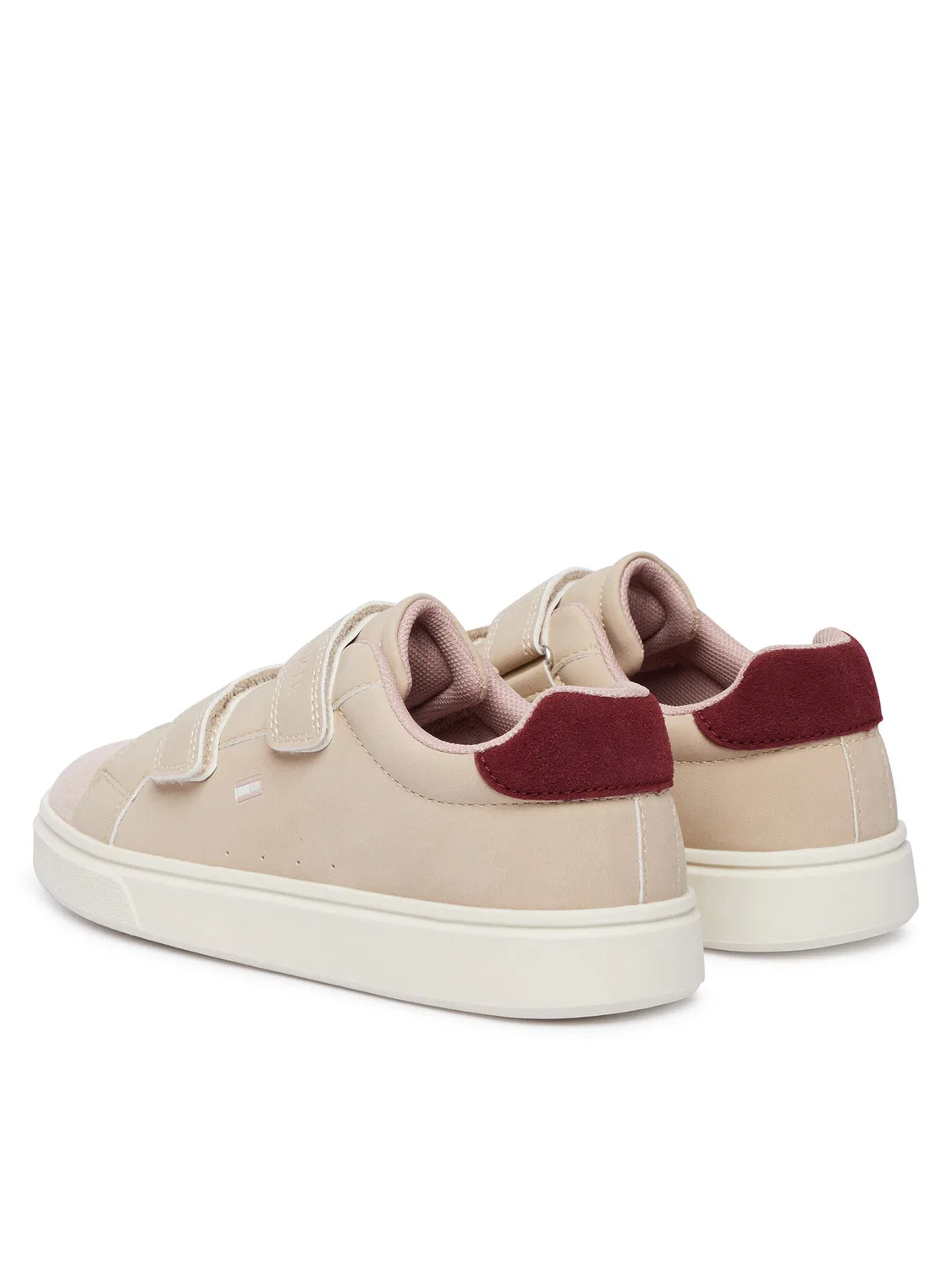 Кроссовки для девочки Low Cut Velcro Sneaker Tommy Hilfiger, светло-бежевый — фото 3