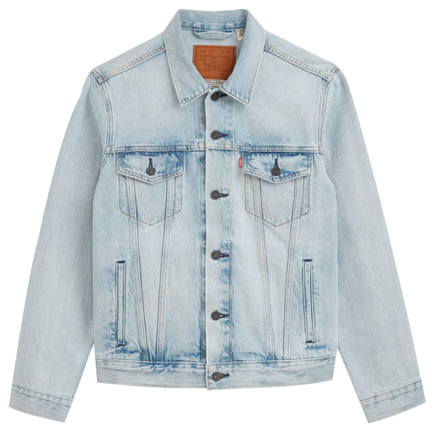 Мужская куртка-джинсовка The Trucker Levi's, New Light — фото 4