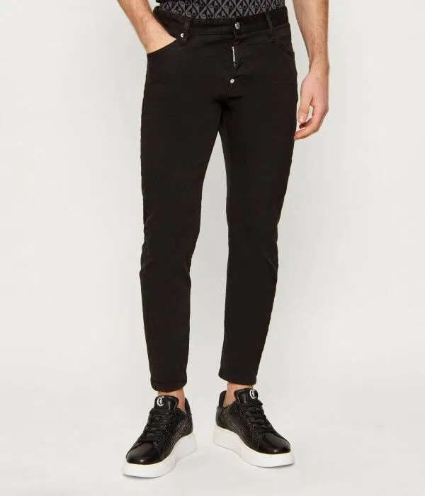 Мужские джинсы slim fit Dsquared2, черный — фото 3
