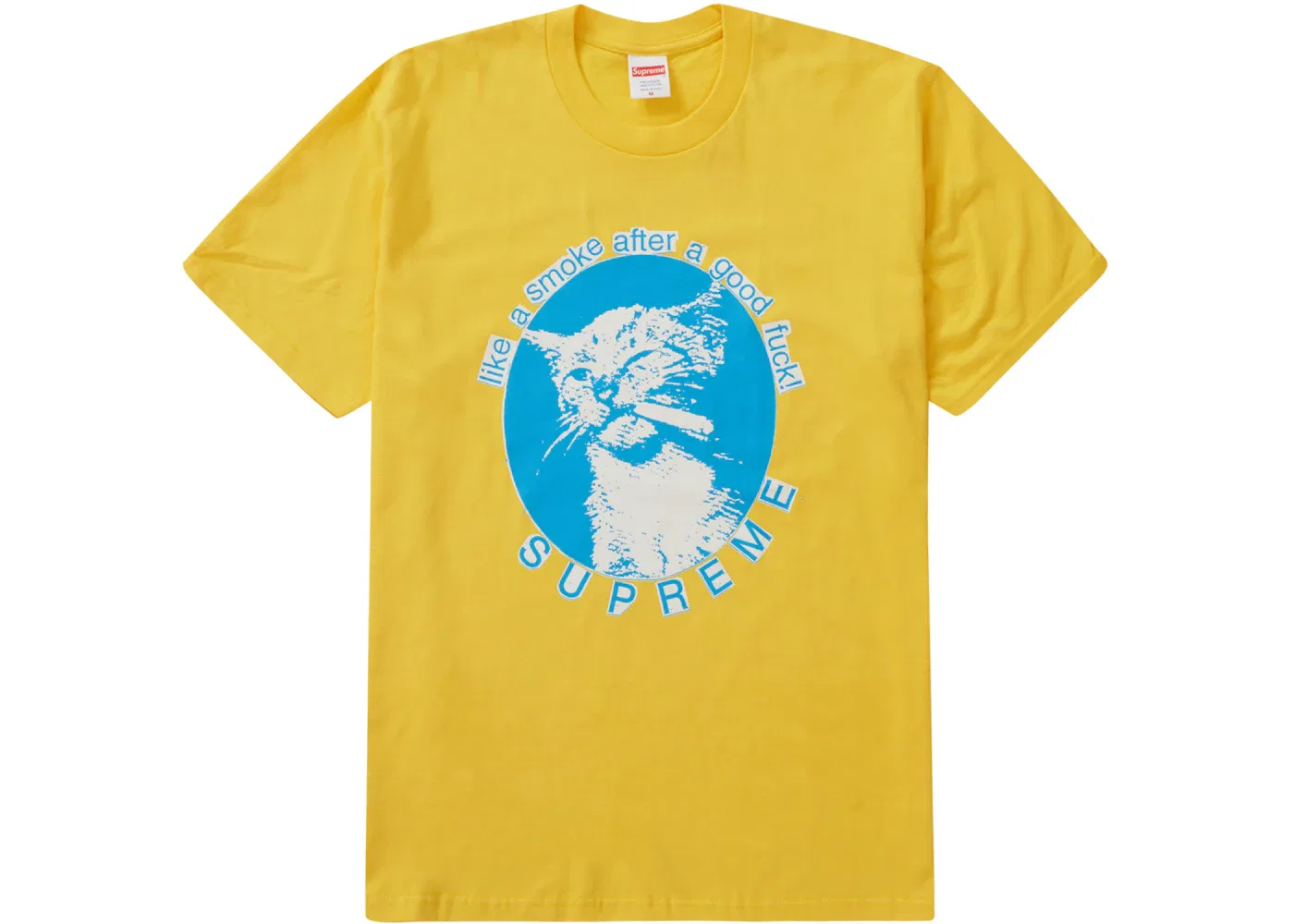 Мужская футболка с принтом Supreme Tee (SS23), Yellow