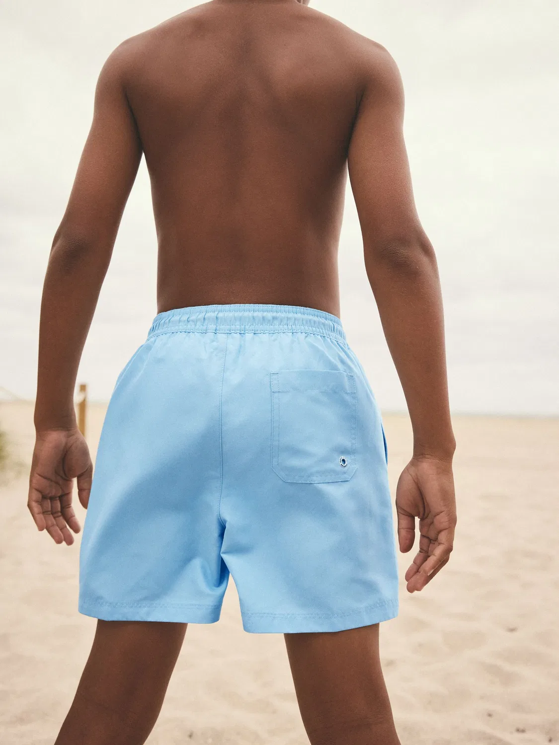 Плавки для мальчиков, Regular fit, Swim Shorts Next, бледно-голубой — фото 4