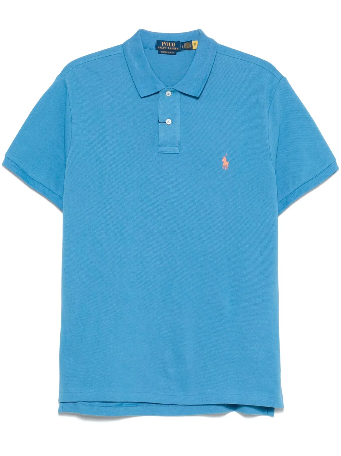 Polo Ralph Lauren Поло с вышитым логотипом в цвете Азур