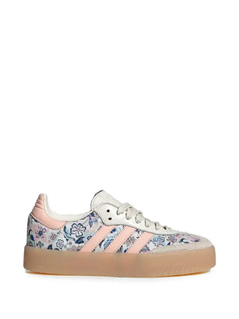 Кеды Samba с принтом Liberty Adidas Kids, бежевый — фото 2