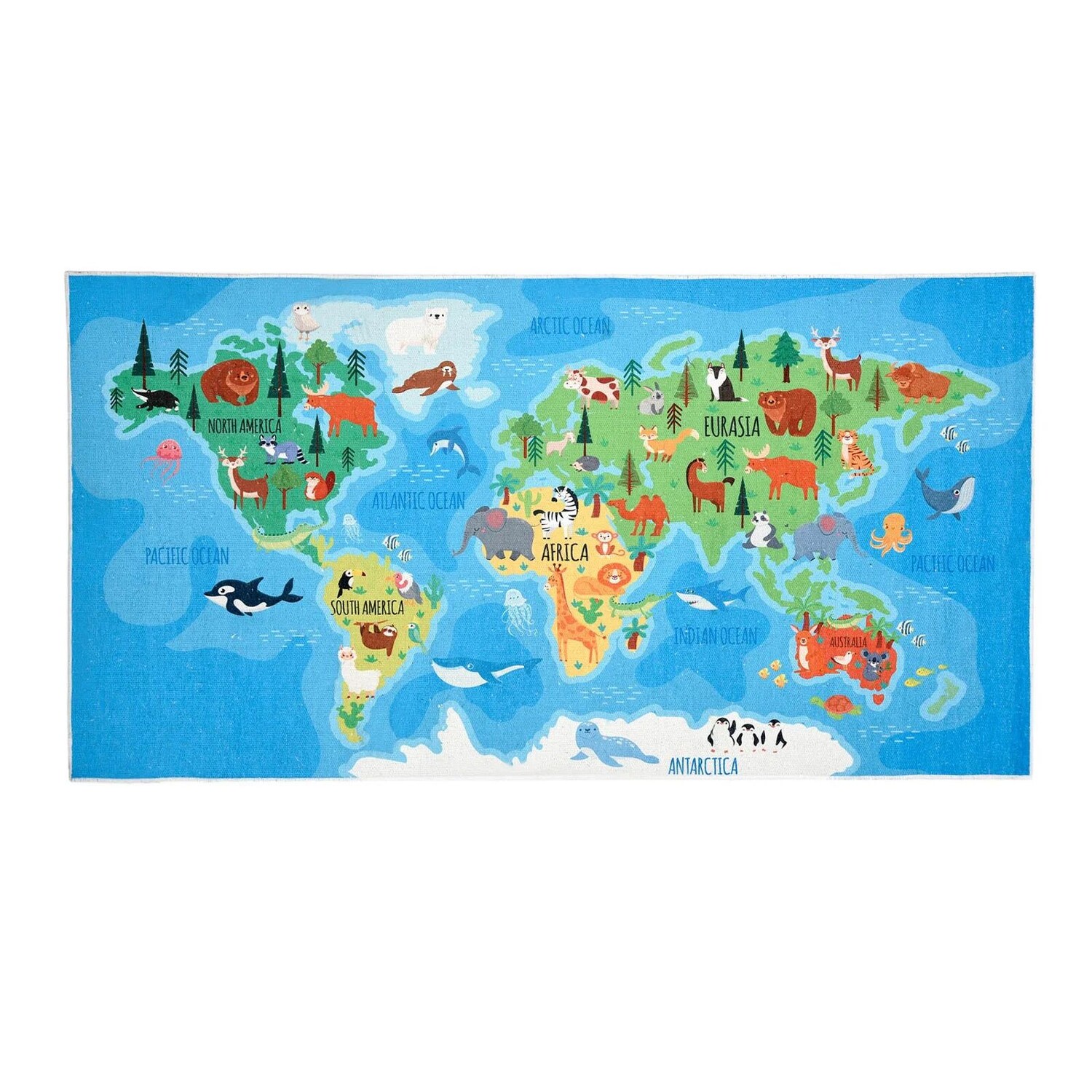 

БрендГлавная Карта Детский коврик - 80x150 см MarkaEv