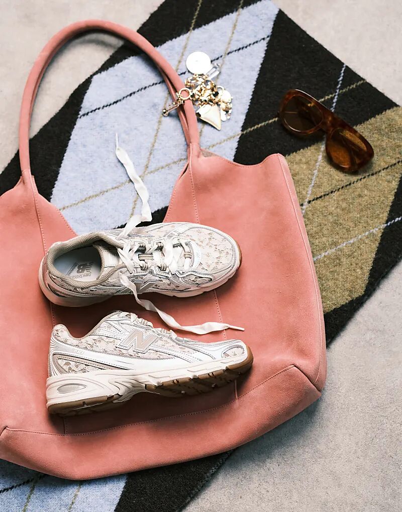 Кроссовки New Balance 740 на шнурках бежевого цвета — эксклюзивно на ASOS — фото 2