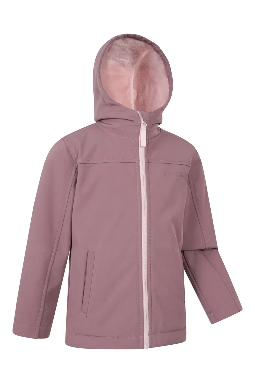 Детская ветрозащитная куртка из софтшелла Arctic Mountain Warehouse, Pink — фото 2