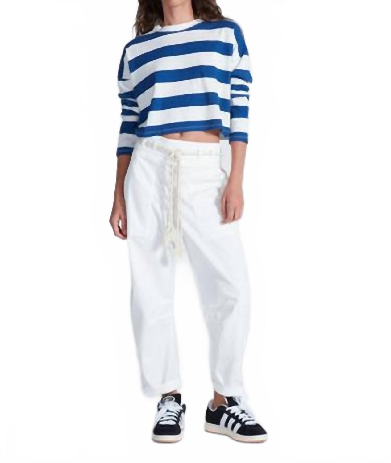 

Санторини брюки на резинке в цвете айвори ASKK NY, слоновая кость