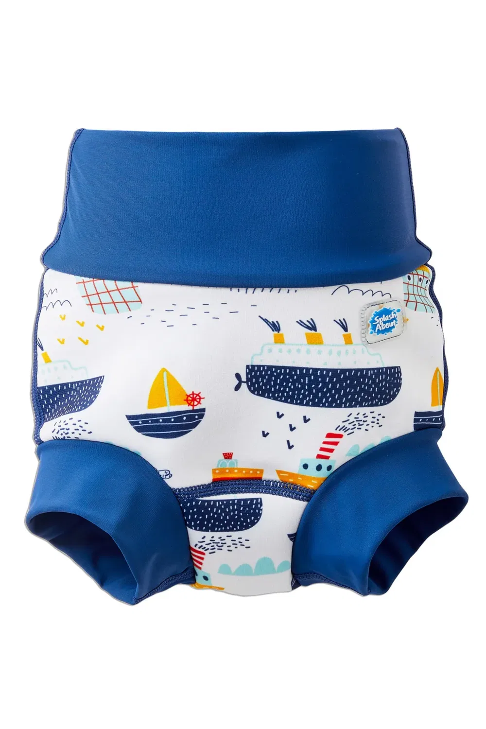 Многоразовый плавательный подгузник Happy Nappy Duo Tug Boats Splash About, Multi