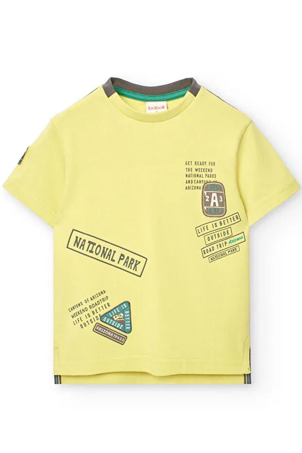 Детская футболка для мальчиков с принтом Boboli, Multicolor