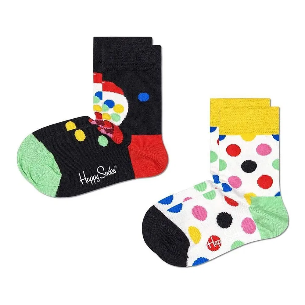 Носки Bubblegum 2 пары Happy Socks, мультиколор