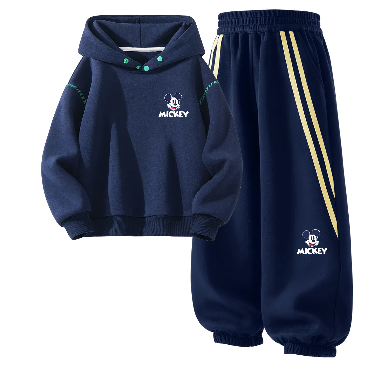 Детский спортивный комплект с капюшоном, с принтом, Disney, Trendy Mickey K Navy Blue