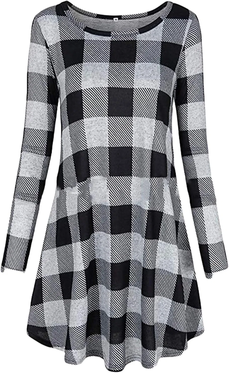 Женское свободное платье с карманами Andongnywell, Gray