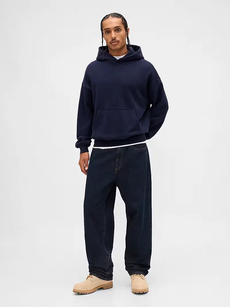 Свободные джинсы GAP темного