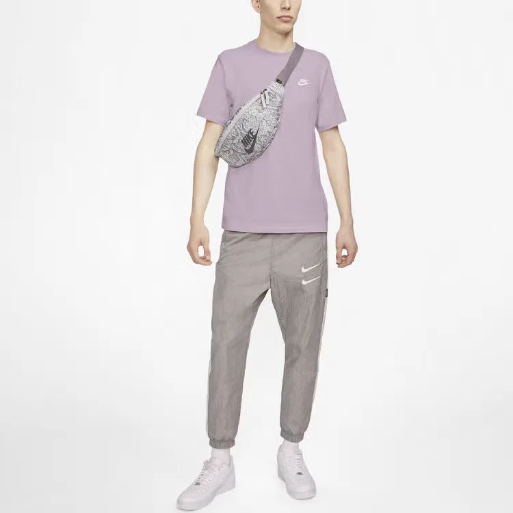 Футболка с вышивкой Nike Sportswear Club, лавандовый — фото 3