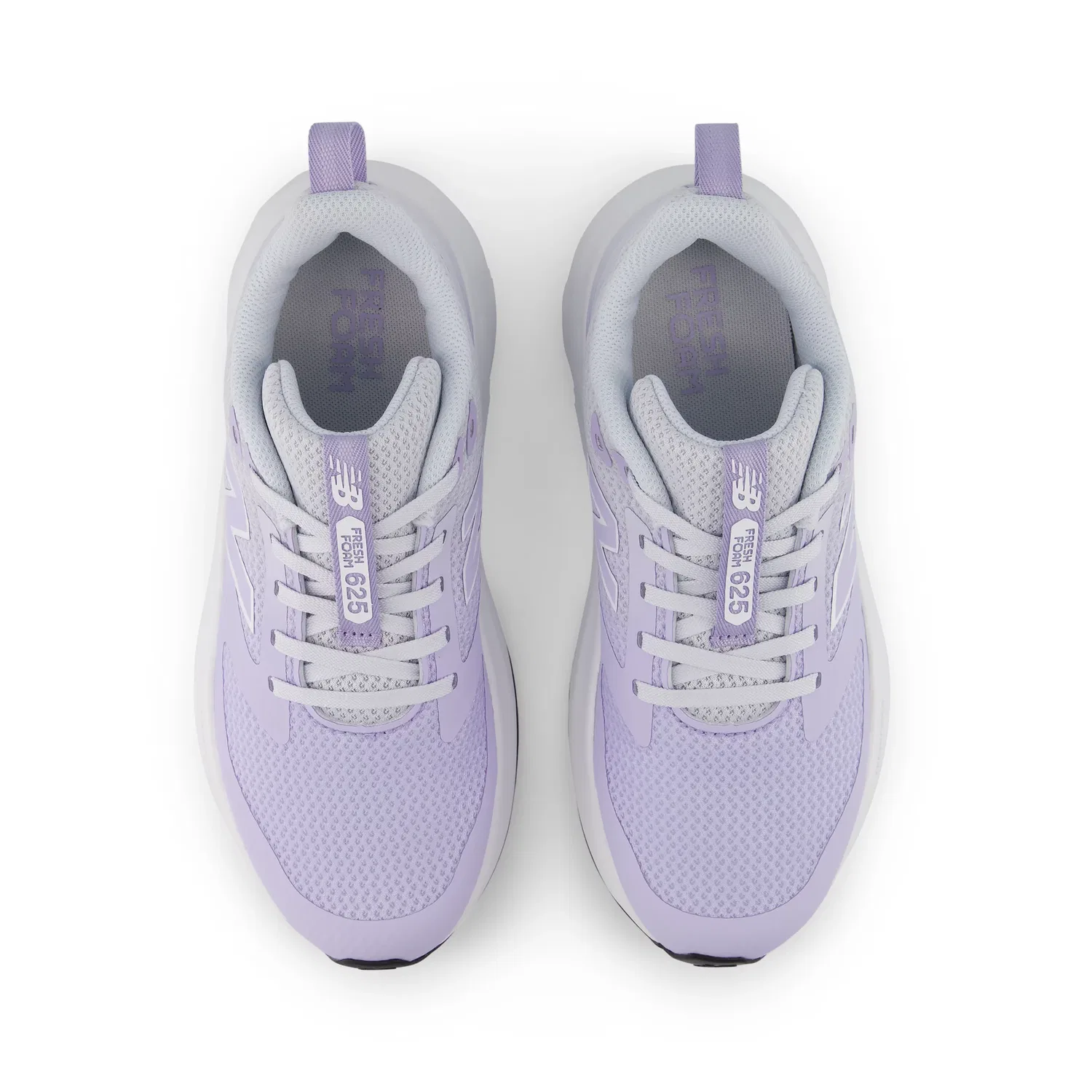 Детские кроссовки для мальчиков и девочек дышащие 625 Lace New Balance, Smoked Violet With Fresh Air — фото 4