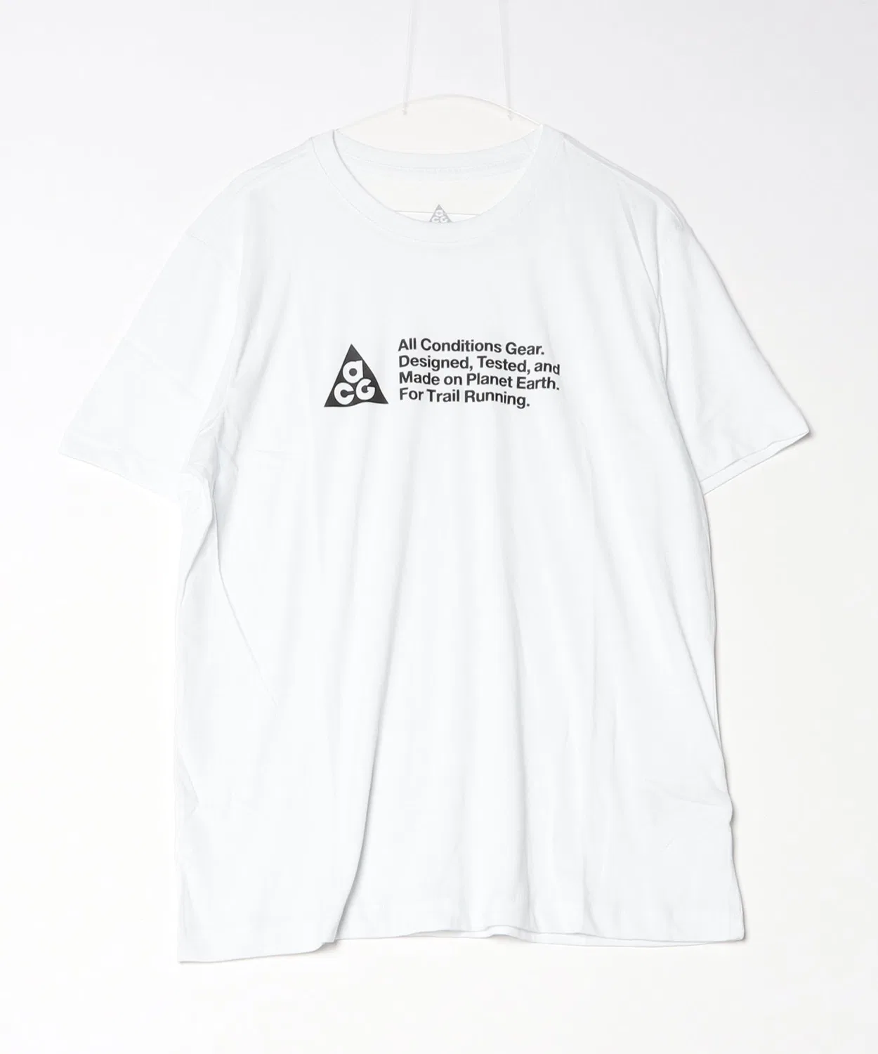 Мужская футболка с коротким рукавом Nike ACG DF STD Trail Logo, Белый