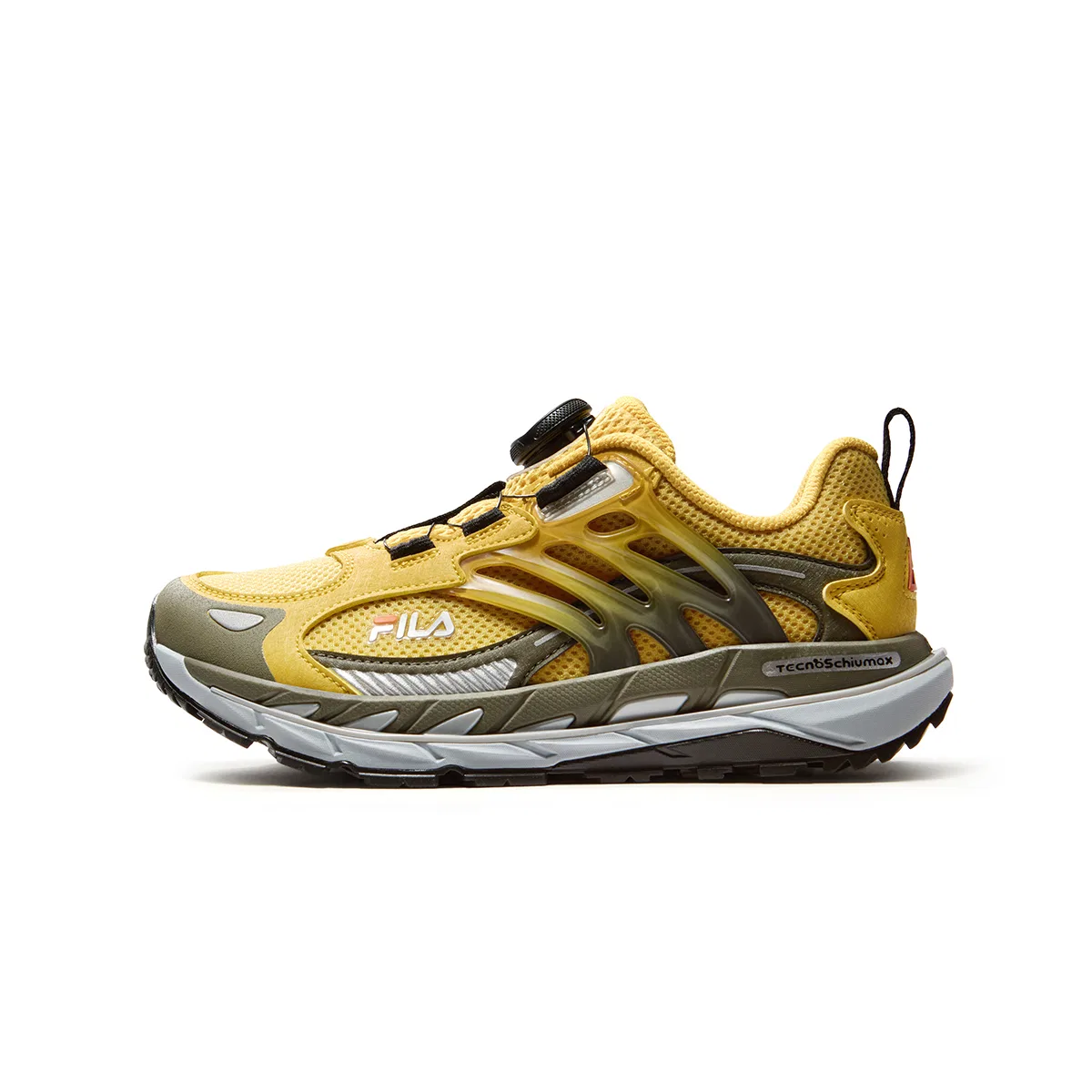 Детские кроссовки для активного отдыха Egg Yellow/Night Olive Green FILA KIDS