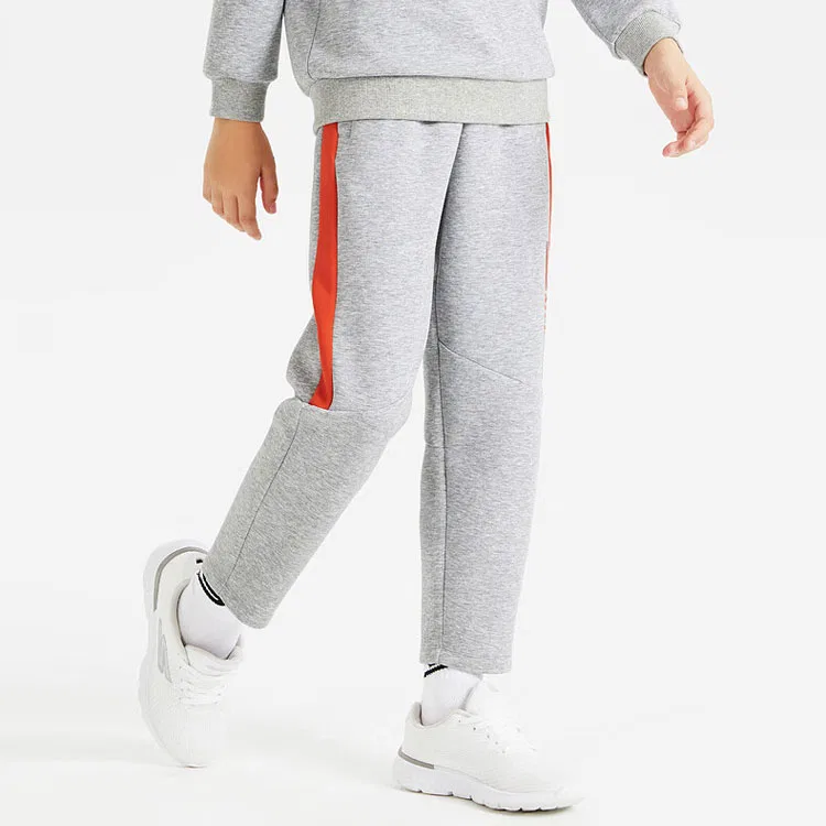 Детские спортивные штаны из трикотажа с принтом Pattern Gray Skechers, Pattern Gray/01UV — фото 4