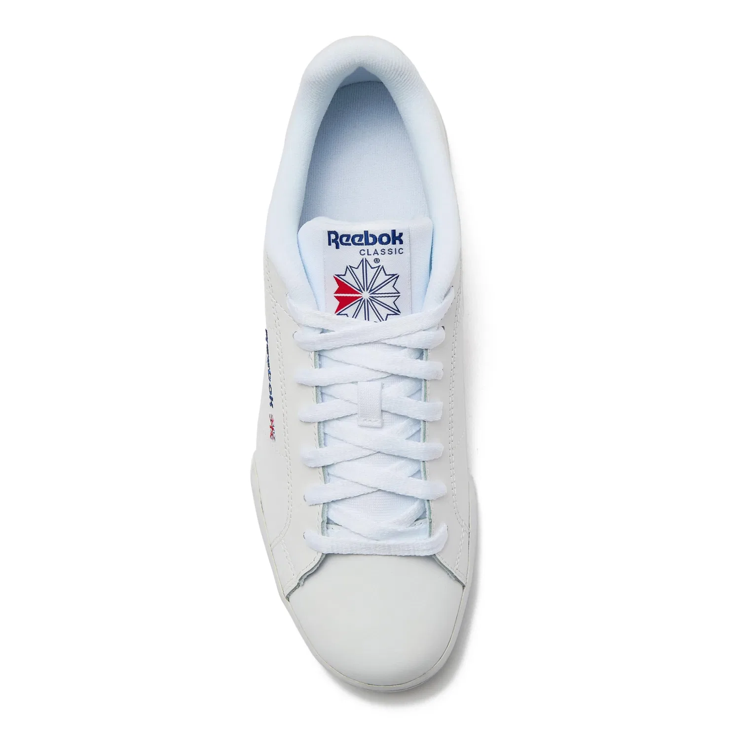 Детские кроссовки для мальчиков с принтом Npc II Reebok, White Wht — фото 4