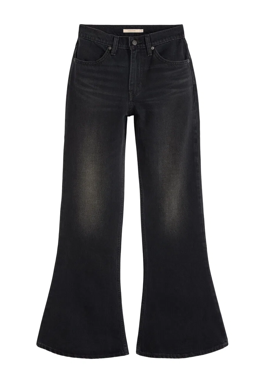 Джинсы-клеш LEVI'S 'Puddle Snap Flare' из черного денима