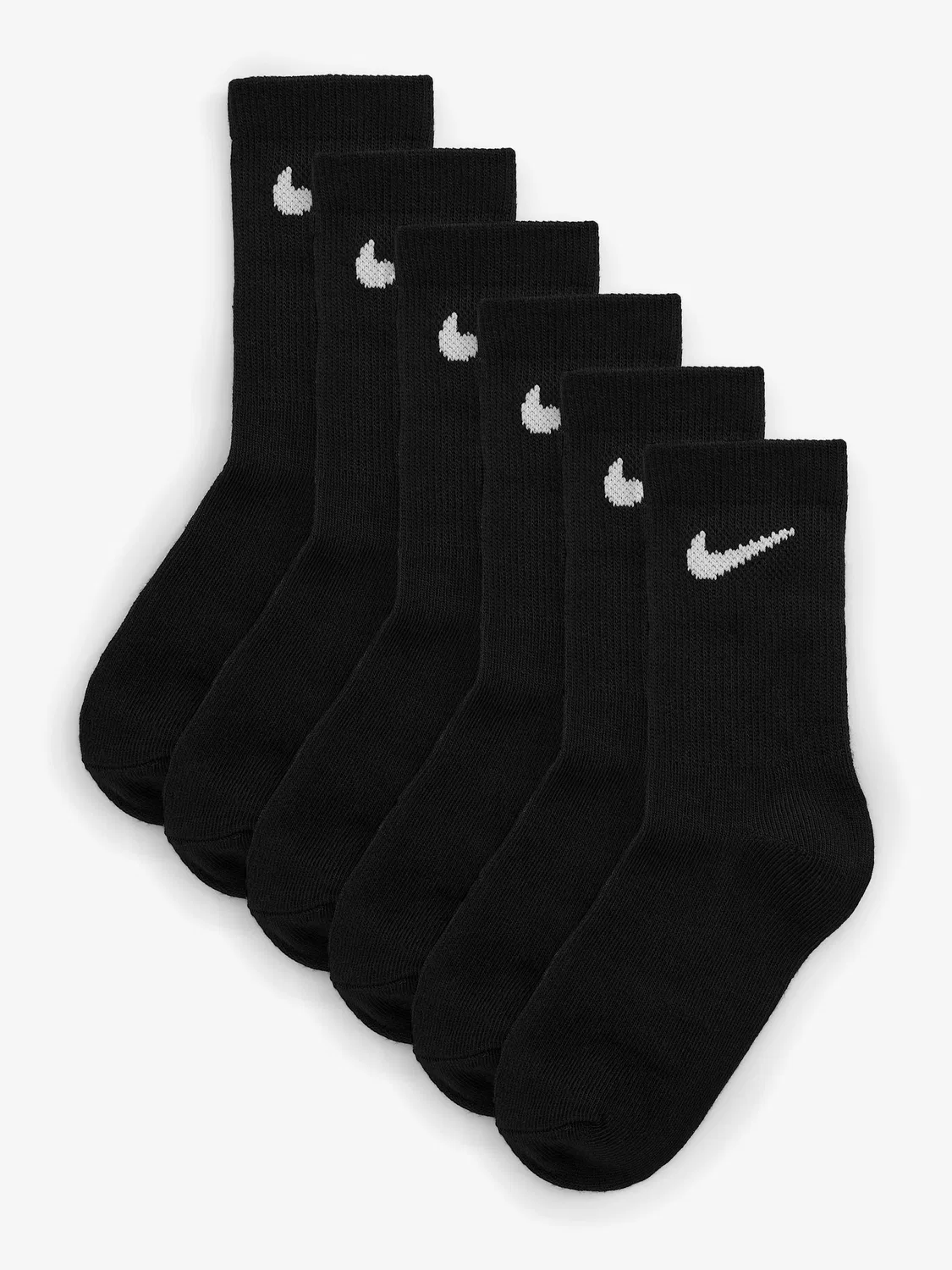 Носки Nike Crew, 6 пар, черный — фото 3