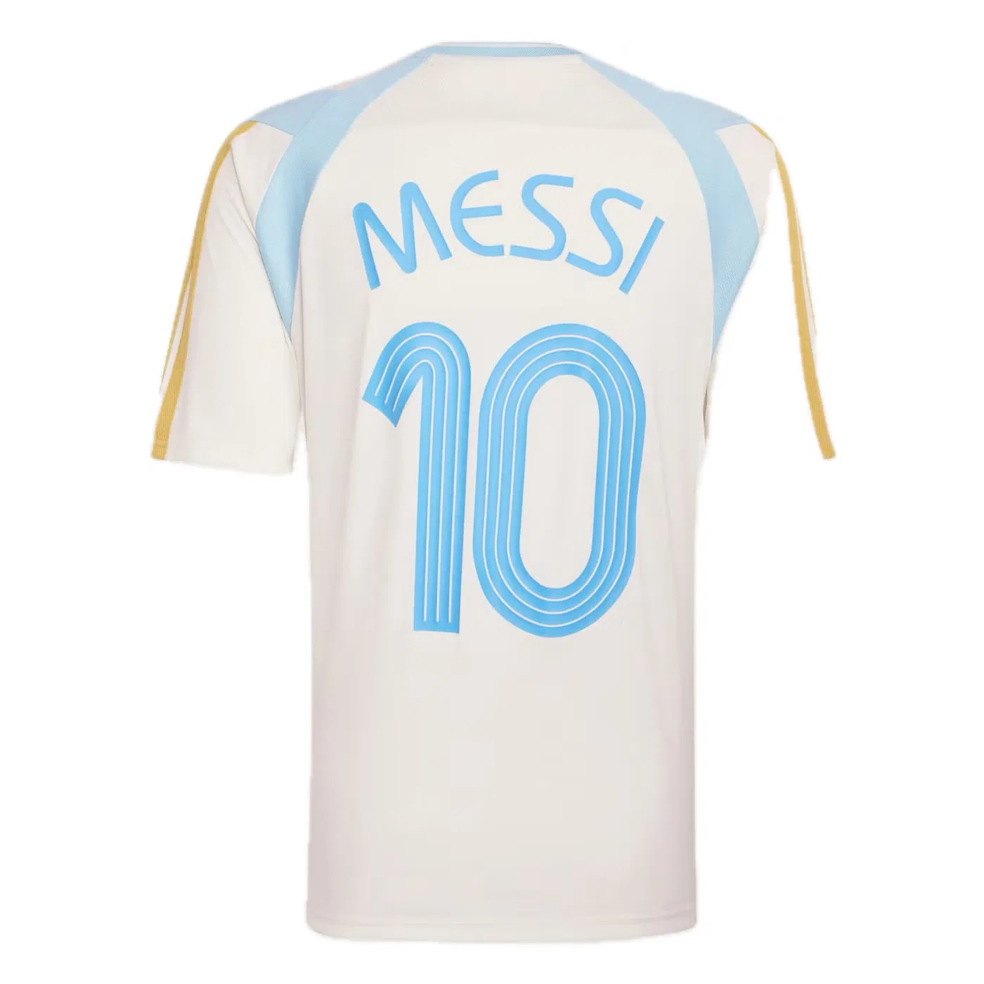 Футболка с принтом Messi House of Tiro Adidas, белый — фото 2