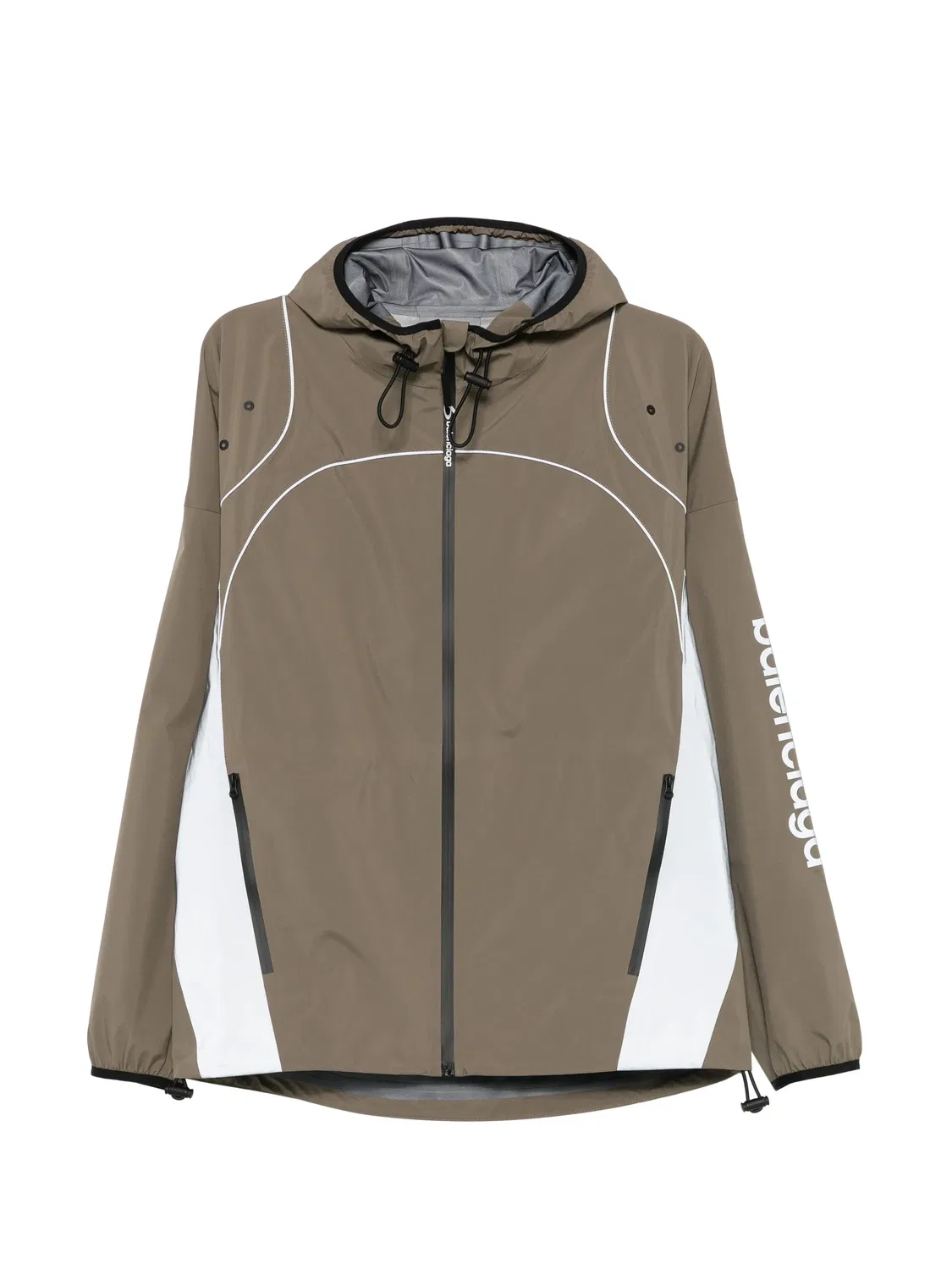Куртка с капюшоном серого цвета Balenciaga, серый