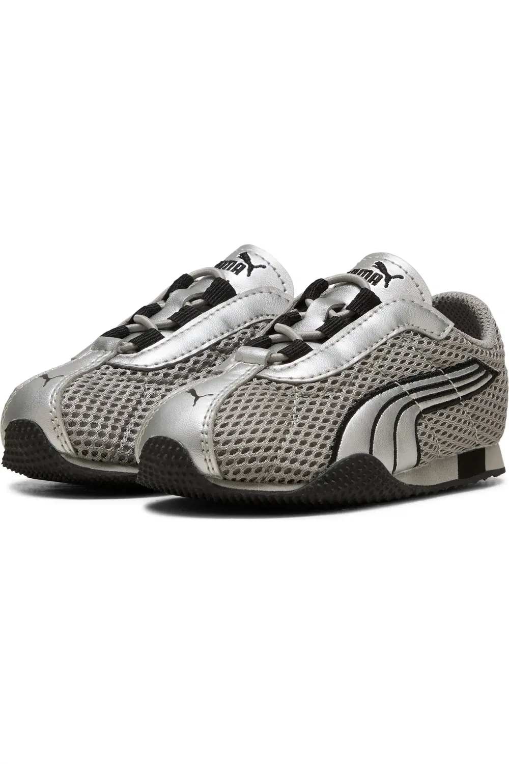 Детские кроссовки из текстиля и кожи H-Street OG PUMA, Gray Echo/Puma Silver — фото 4