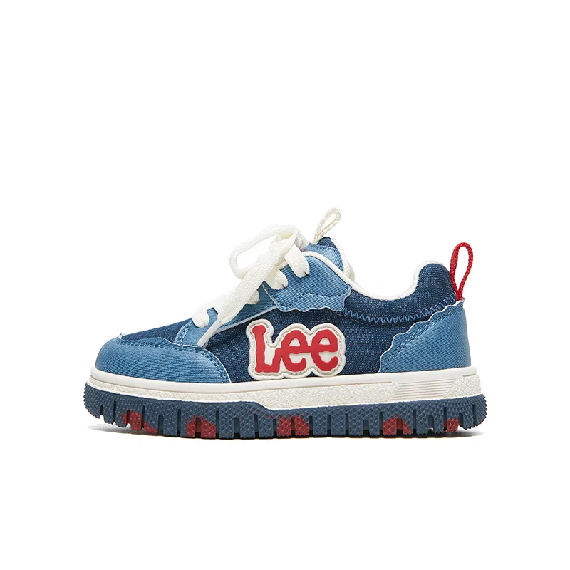 Детские скейтборд-кроссовки с джинсовой тканью Lee, Denim Blue