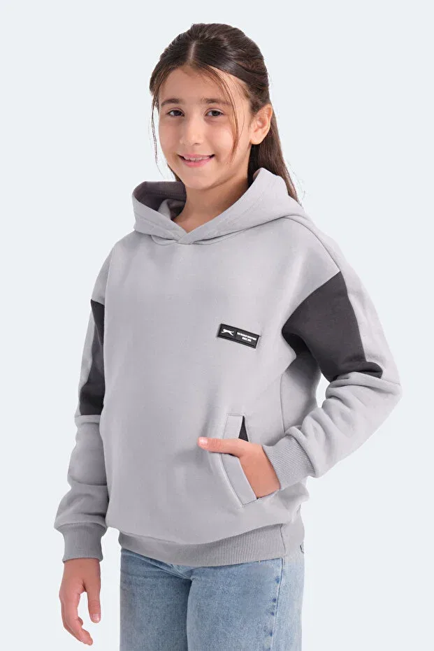 Детский комплект свитшотов для мальчиков цветной блок Slazenger, Black/Gray - Gray/Black — фото 2