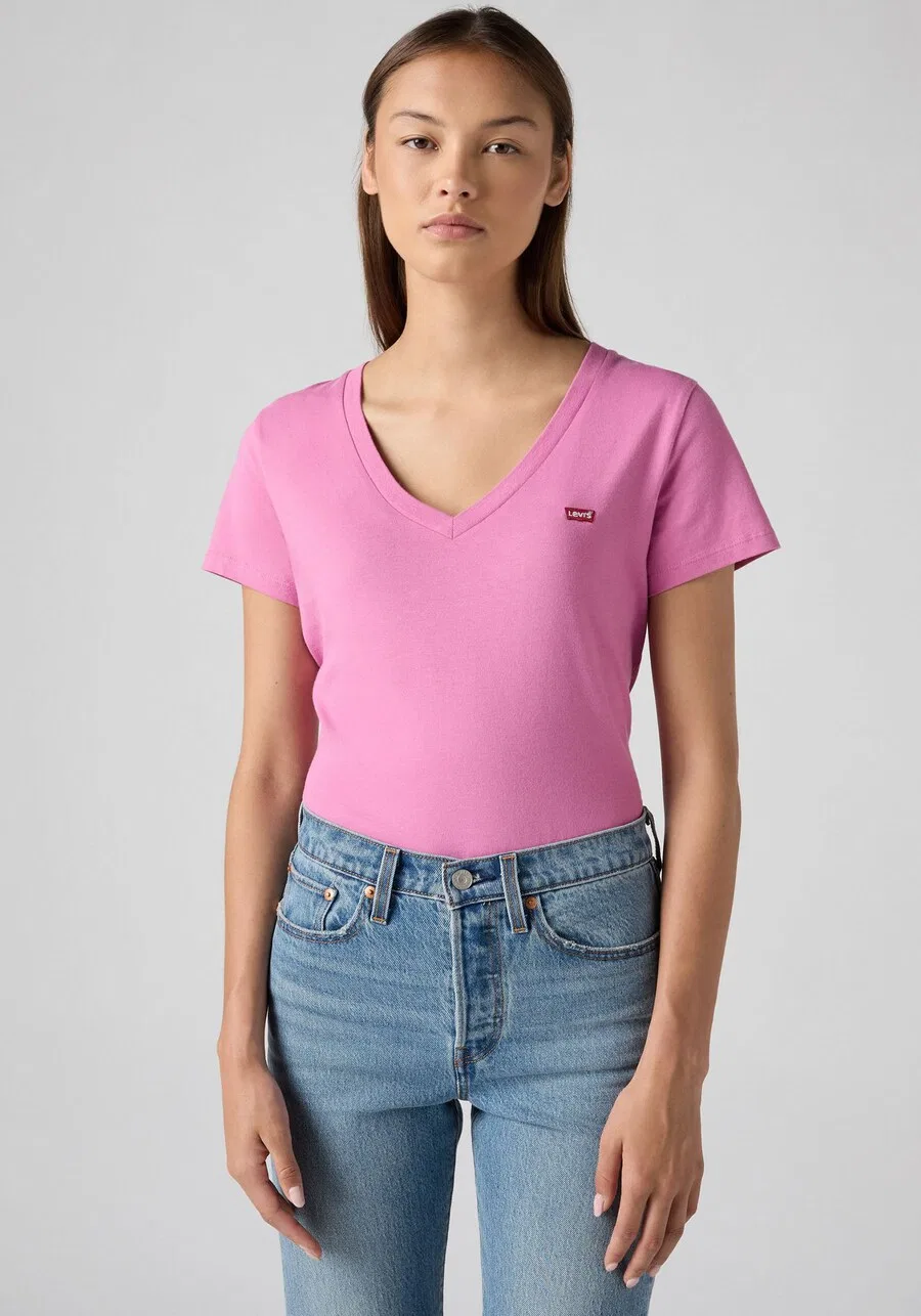 Футболка LEVI'S светло-розового цвета — фото 2
