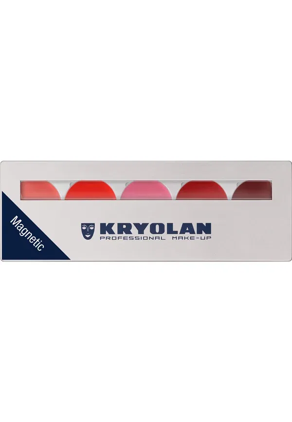 Набор румян для губ, 5 цветов - набор для губ 12 г Kryolan, цвет performance — фото 2