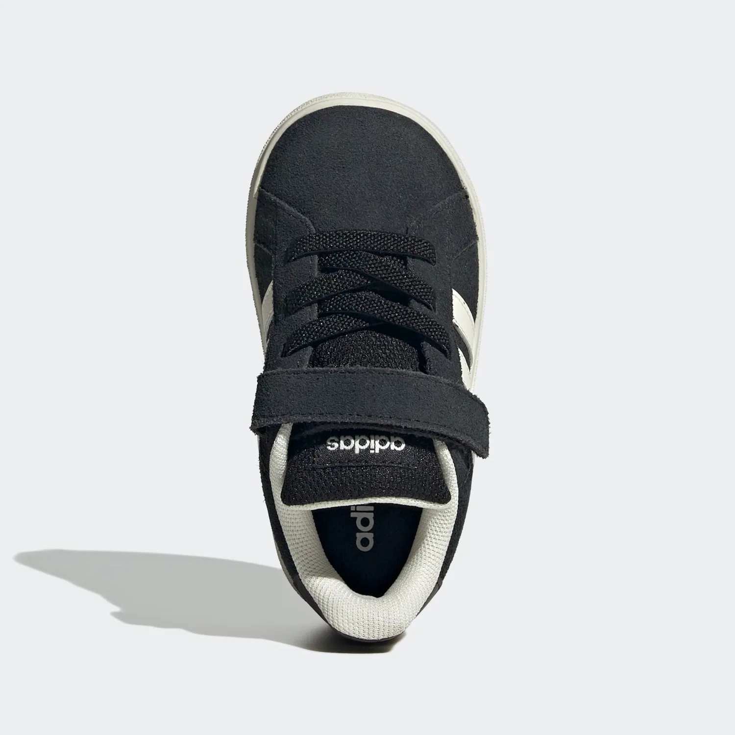 Детские кроссовки в стиле Campus 00 Adidas Sportswear, Core Black/Off White/Ftwr White — фото 4