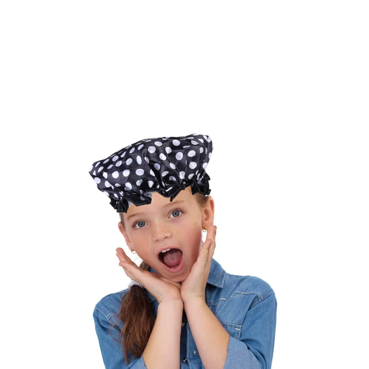 Шапочка для душа LALAFINA, 6 шт, 25x25 см — фото 2