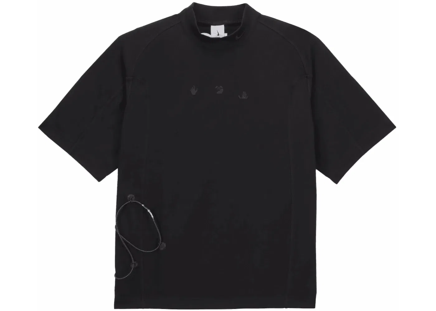 Мужская футболка с принтом Nike x Off-White Top, Черный