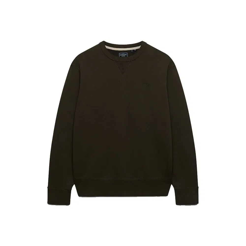 Мужской свитшот с принтом Essential Stacked Logo Superdry, Green — фото 3
