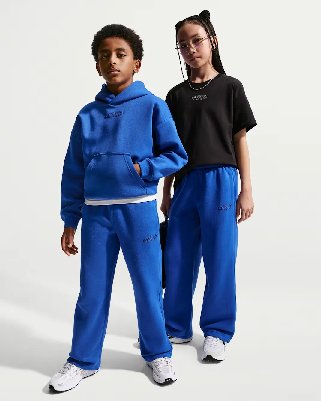 Штаны для больших детей Nike Sportswear Club Fleece, Game Royal/Midnight Navy/Game Royal