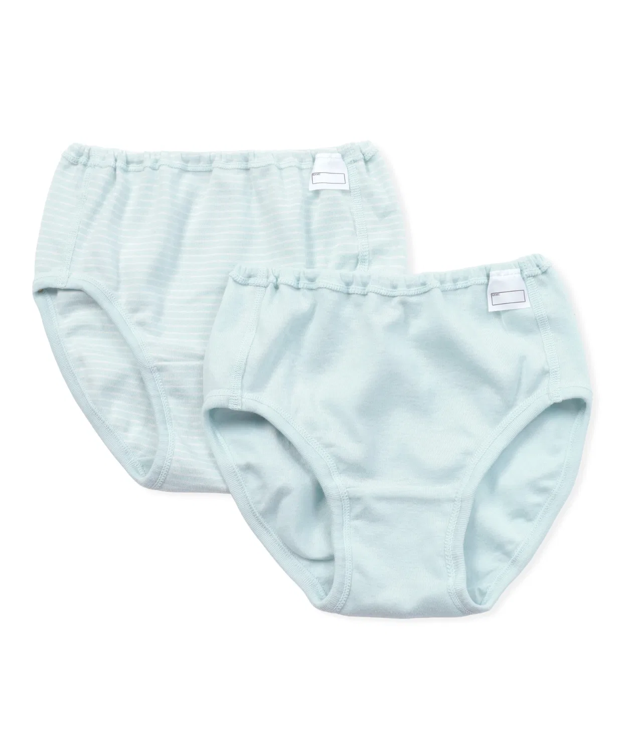 Детские трусы из футера, комплект из 2 штук MUJI, Light Blue