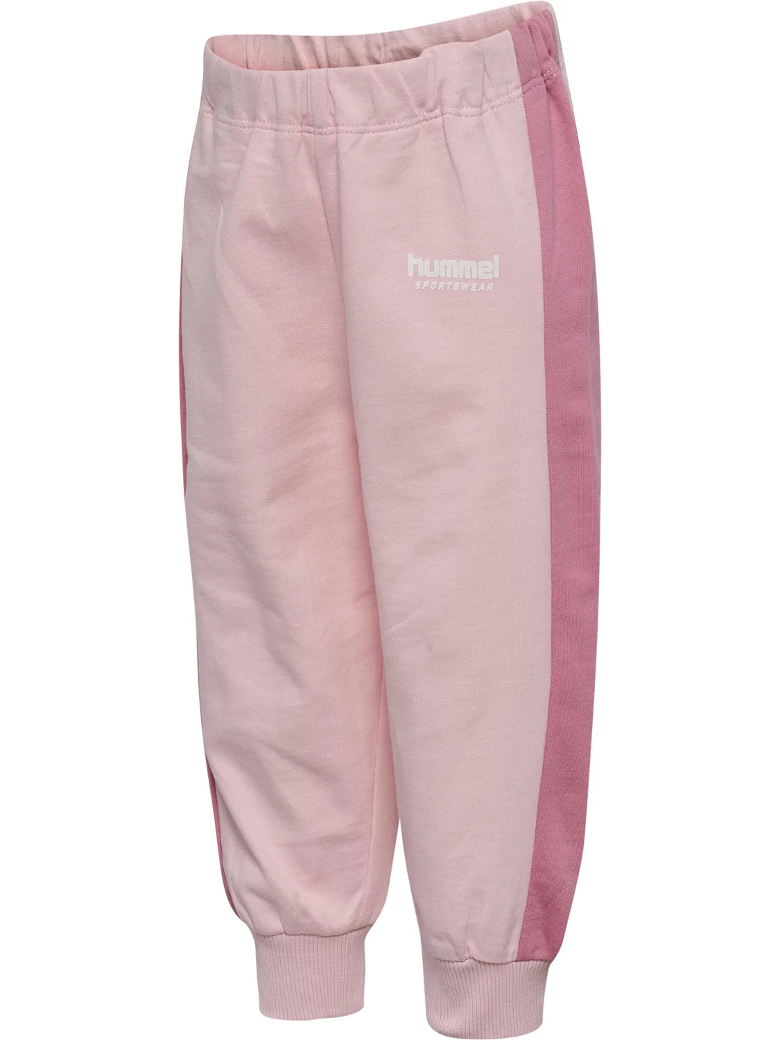Детские брюки из органического хлопка с регулируемой талией Hmlmini Hummel, Rosa — фото 4
