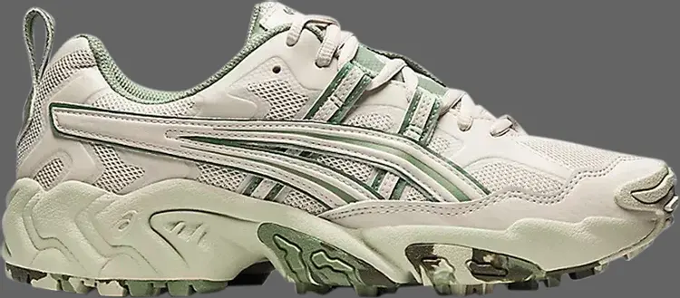 

Кроссовки gel nandi 'smoke grey swamp green' Asics, серый