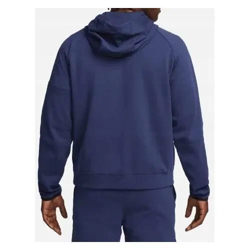 Мужской свитшот с капюшоном Nike Tech Fleece, Цвет Navyblau — фото 2
