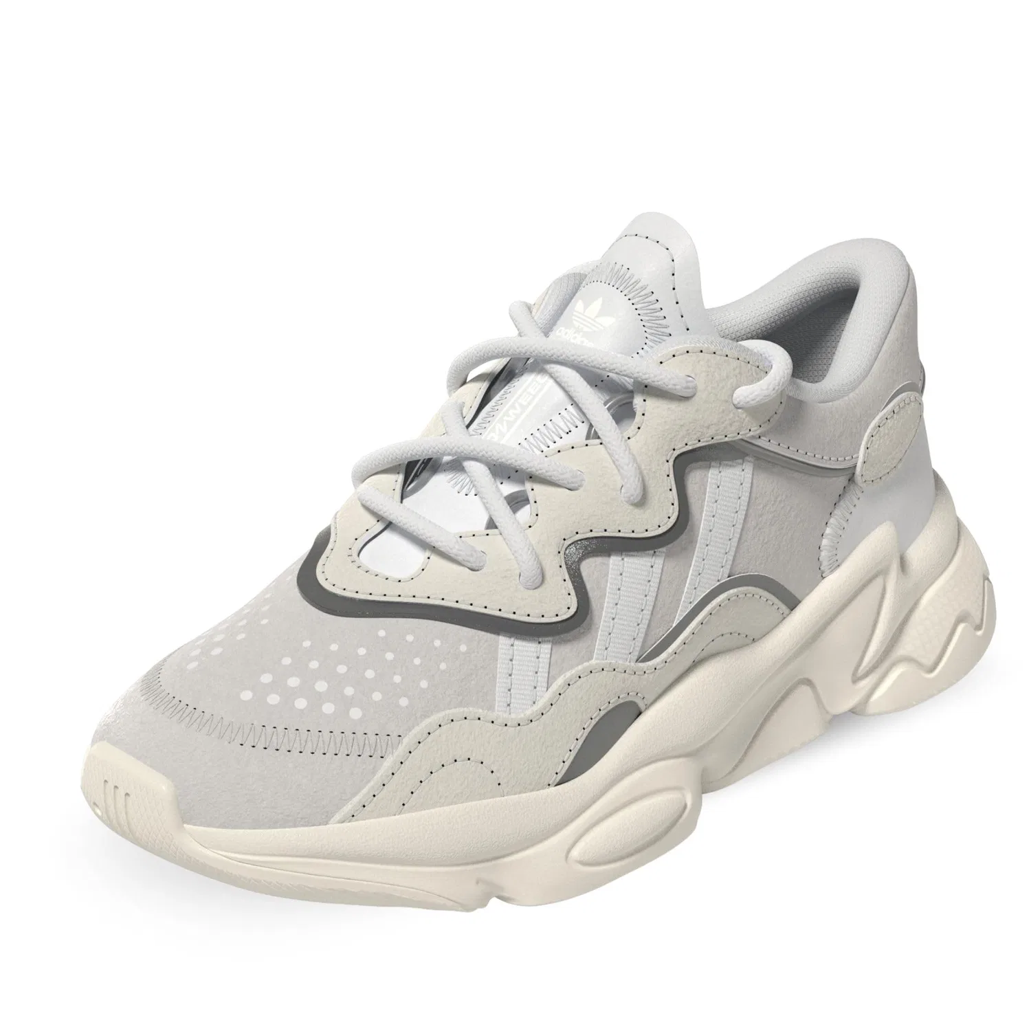 Детские кроссовки для мальчиков с принтом Ozweego C Adidas, White