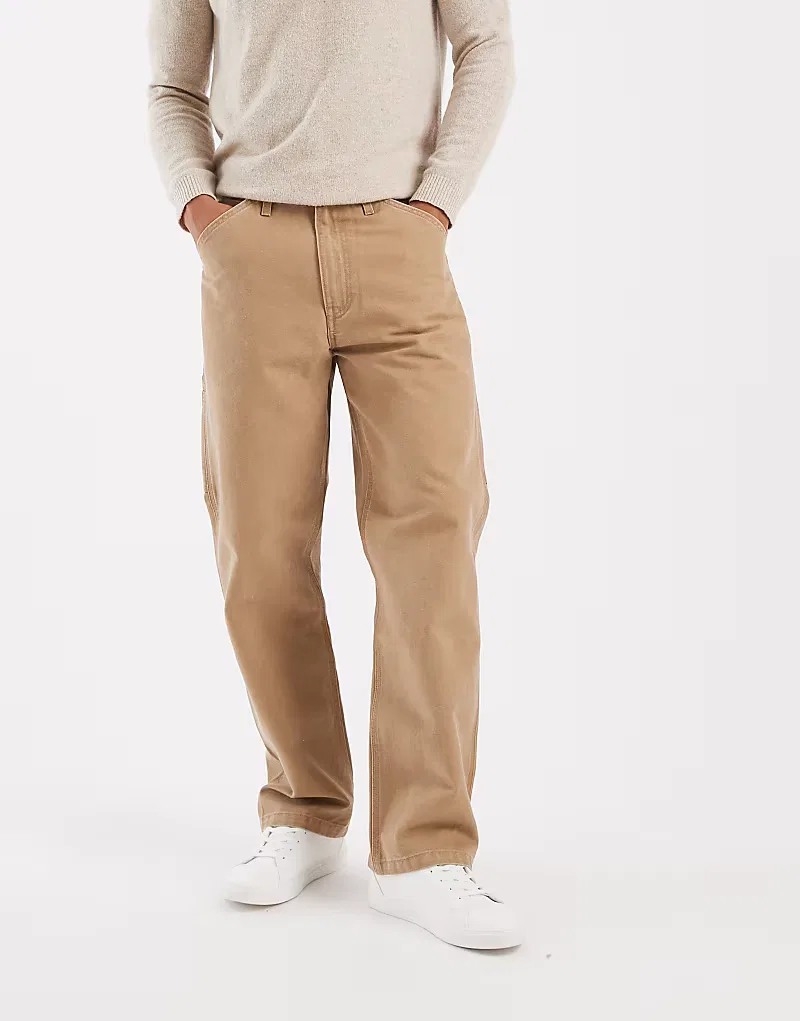 Джинсы Levi's Workwear 568 свободного прямого кроя, рабочие, коричневый