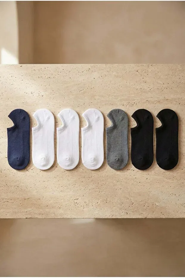 Детские носки с принтом 7 пар Katia&Bony, Black / White / Navy Blue / Anthracite