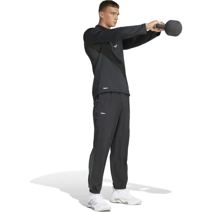 Спортивные брюки для бега и ходьбы Techess Pant adidas, Черный — фото 3