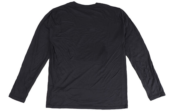 Футболка nba alphabet printing basketball sports round neck long sleeves black Nike, черный — фото 2