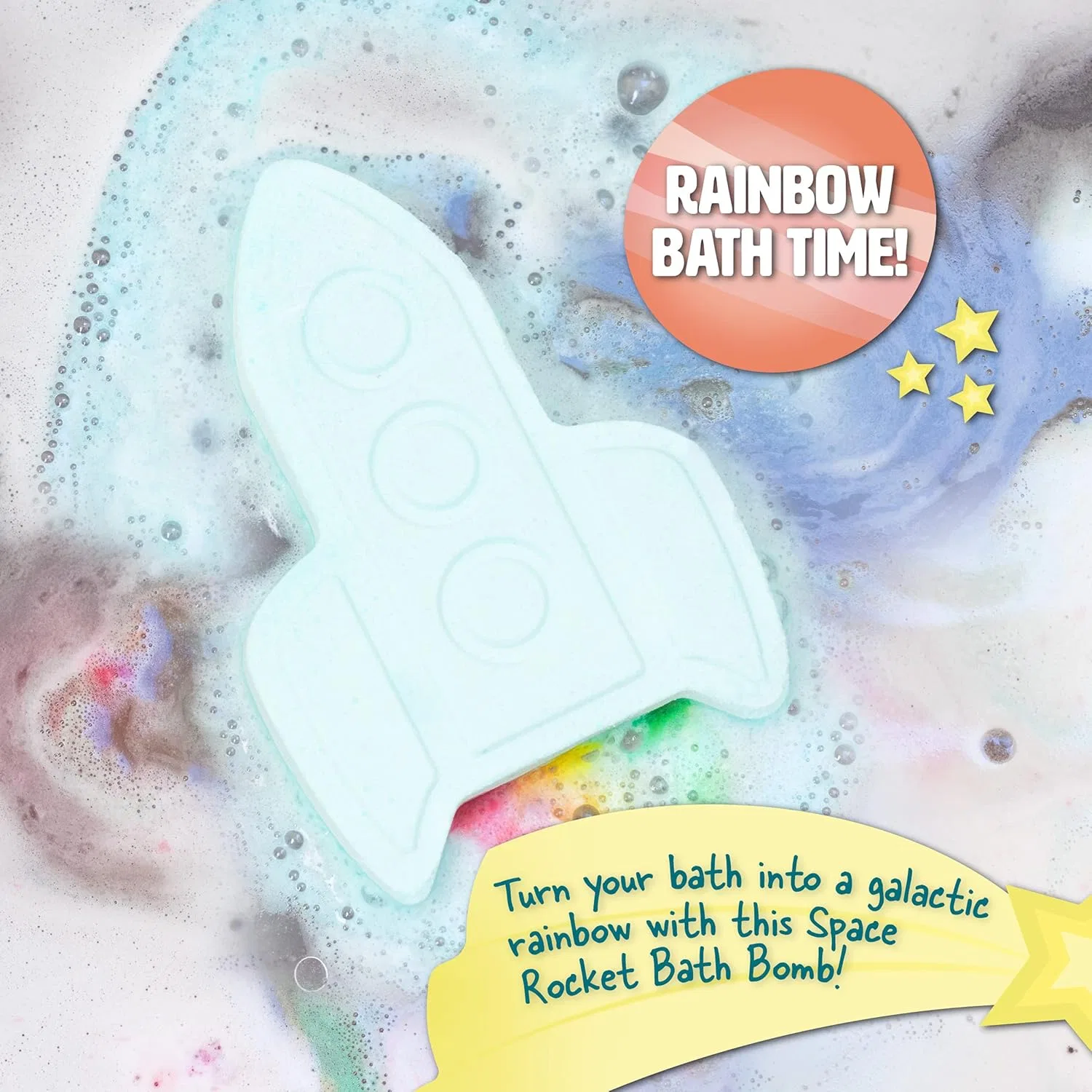 Бомбочка для ванны Space Rocket Bath Bomb Paladone, 150 г, Chamomile — фото 2
